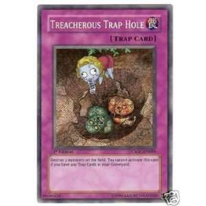  Yugioh CSOC EN089 Treacherous Trap Hole Secret Rare Toys 