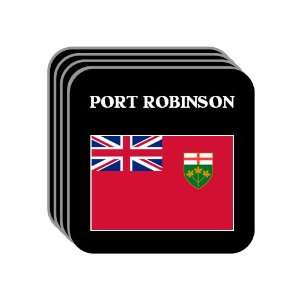  Ontario   PORT ROBINSON Set of 4 Mini Mousepad Coasters 