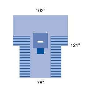 Transverse Laparotomy Pack   DYNJP3070   Transverse Laparotomy Pack 