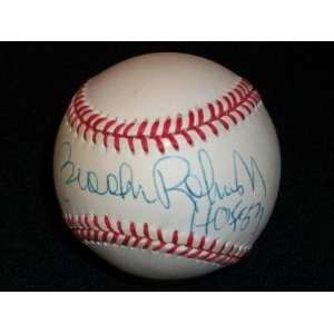   Brooks Robinson Baseball   HOF Legend OAL JS   Autographed Baseballs