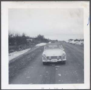 Car Photo 1960s Austin Healey Sprite in Snow 665231  