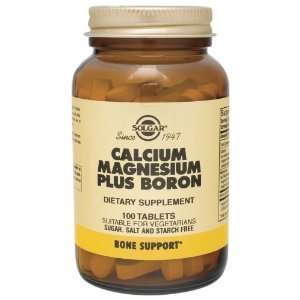  Calcium Magnesium Plus Boron 100 Tabs 2 Pack Health 