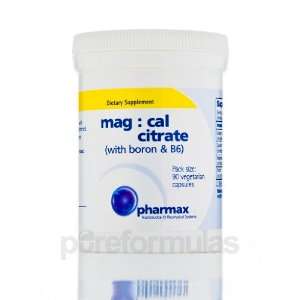  Pharmax Mag Cal Citrate (w/ boron & B6) 90 Capsules 