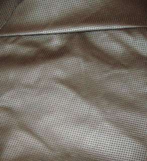 CL102 Leather Hide Auto Upholstery Fabric 55 Brown  