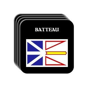 Newfoundland and Labrador   BATTEAU Set of 4 Mini Mousepad Coasters