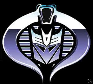 Transformers Decepticons COBRA Logo Custom NEW T shirt  