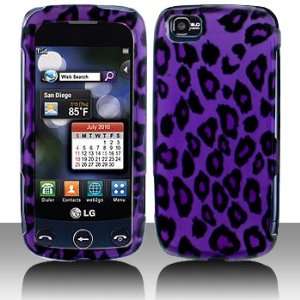  Cuffu   Purple Leopard   LG gs505 Sentio for T Mobile Case 