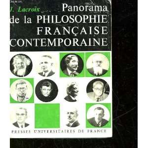   de la Philosophie Francaise Contemporaine Jean Lacroix Books