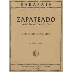  Sarasate, Pablo   Zapateado Op. 23 No. 2. For Cello and 
