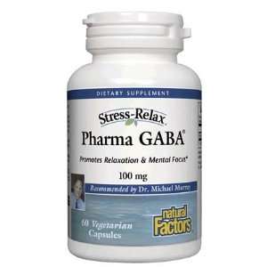  Natural factors stress relax« pharma gaba« 60 capsules 