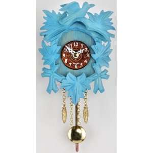   Black Forest Clock with cuckoo blue, incl. batterie