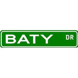 BATY Street Sign ~ Family Lastname Sign ~ Gameroom, Basement, Garage 