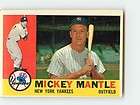 1960 Topps #350 MICKEY MANTLE EX *9s