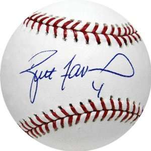  Brett Favre Autographed Baseball
