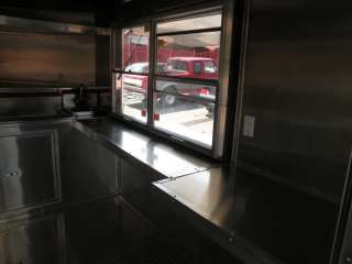 NEW 8.5 x 20 RED BBQ EVENT FOOD CATERING ENCLOSED CONCESSION TRAILER 
