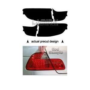 BMW X6 2008 2009 2010 2011 Tail Light Vinyl Film Covers ( RED ) by 