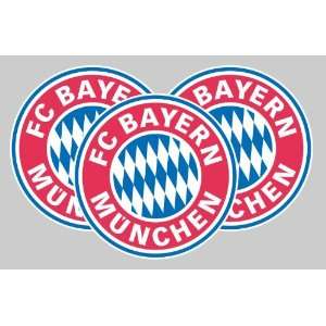  (3) Bayern Munchen FC Germany Soccer Football Vinyl Decal 