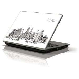  NYC Sketchy Cityscape skin for Generic 12in Laptop (10.6in 