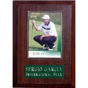 Sergio Garcia 4.5 x 6.5 Plaque