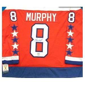  Larry Murphy autographed Hockey Jersey (Washington 