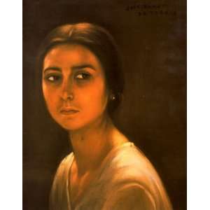 Hand Made Oil Reproduction   Julio Romero de Torres   24 x 30 inches 