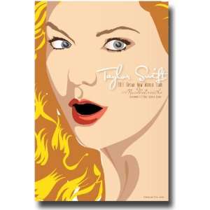   Swift Concert Flyer   2011 Speak Now Tour   11x17 RG