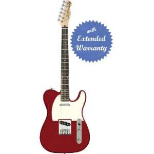   Pick Card, and Polishing Cloth   Candy Apple Red, Rosewood Fretboard