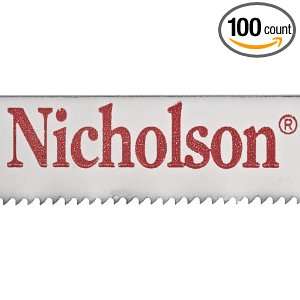 Nicholson Bi Metaloy Hand Hacksaw Blade, Wavy, 12 Length, 1/2 Width 