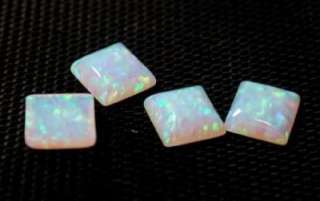 Opal Lab created   Square 5mm Cabochon 1pc  