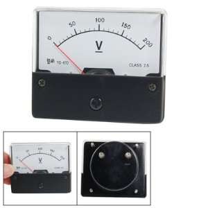   Dial Panel Meter Analog Voltmeter DC 0 200V