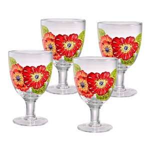  Laurie Gates Kate 4 pc. Ice Beverage Glass Set Kitchen 