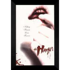 The Hunger 27x40 FRAMED Movie Poster   Style C   1983