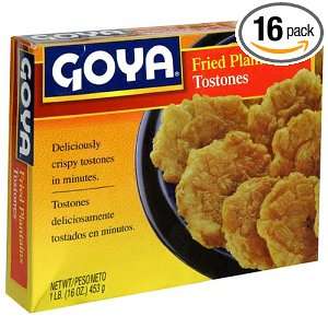 Goya Tostones/Fried Plantains, 16 Ounce Grocery & Gourmet Food