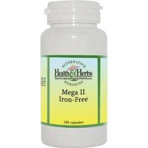  Alternative Health & Herbs Remedies Mega II Iron Free 