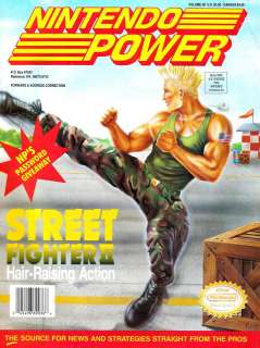 Nintendo Power Magazine #38 Street Fighter II/Toxic  