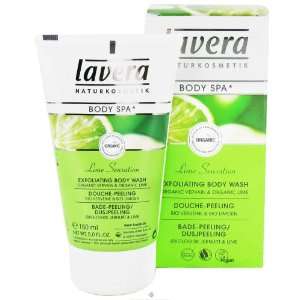  Lavera   Body Spa Exfoliating Body Wash Lime Sensation   5 