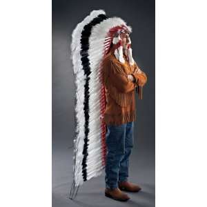 Native American Black Cloud Double Trailer Headdress or War Bonnet 