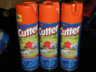 Cutter Unscented Insect Repellent 3x 6oz  