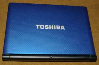 TOSHIBA MINI NB505 BLUE LAPTOP NETBOOK WINDOWS 7 STARTER 1GB 1.66 GHZ 