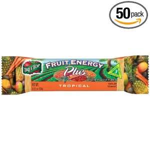 Tree Top Energy Plus Bar, Tropical, 1.31 Ounce Bars (Pack of 50)