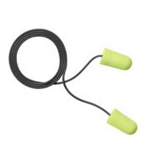 com Ear Hearing Protection   Yellow Neon Metal Detectable Corded Ear 