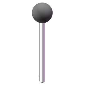  1/4 x 3 Long, Knob Detent Pin w/ 1 3/8 Ball Knob (1 pack 