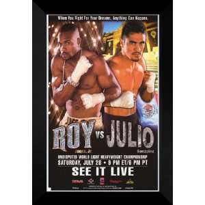   Roy Jones, Jr vs. Gonzalez 27x40 FRAMED Boxing Poster