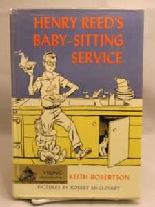 Henry Reeds Baby Sitting Service Robertson HC/DJ 1966 1st First ex 