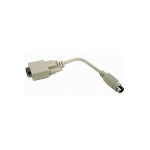  Adapter, 6, Serial Mouse, DB9 M/MiniDin 6 M Electronics