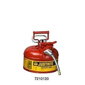  Justrite 1 Gallon Type II Safety Can   5/8 hose   7210120 