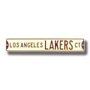  Los Angeles Lakers Court Street Sign