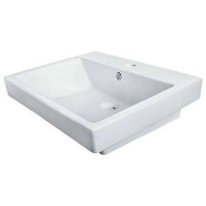 Madeli CB 5124 WH Belluno Ceramic Basin Bathroom Sink in 