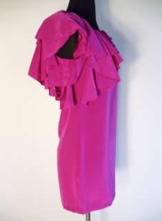 beautiful Diane von Furstenberg silk blouse sz 0 DVF  