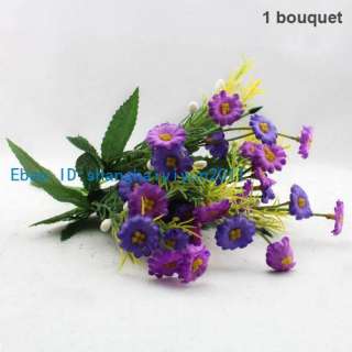 140 PCS Beautiful Silk Flowers Buds Artificial Flowers F60  